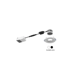 Noxion LED Spot Ares Fast Svart 6W 540lm - 927-940 3CCT | Utskärning 68mm
