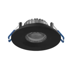 Noxion LED Spot Ares Fast Svart 6W 540lm - 927-940 3CCT | Utskärning 68mm