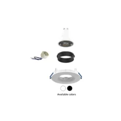 Noxion LED Spot Ares Fast Svart | Utskärning - 68mm - incl. GU10 Fitting