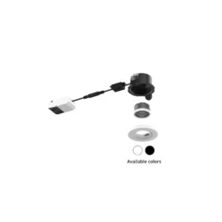 Noxion LED Spot Ares Firerated 6W 540lm 927- 940 3CCT- Fast Vit| Utskärning 68mm
