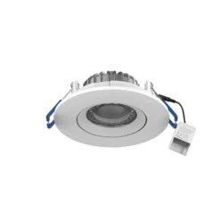 Noxion LED Spot Ares Lutningsbar Vit 6W 540lm 927-940 3CCT | Utskärning 68mm