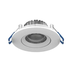 Noxion LED Spot Ares Lutningsbar Vit 6W 540lm 927-940 3CCT | Utskärning 68mm