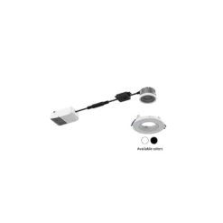 Noxion LED Spot Ares Lutningsbar Vit 6W 540lm 927-940 3CCT | Utskärning 68mm