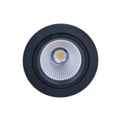 Noxion LED Spot Forza V2 Aluminium Svart 28W 3300lm 36D - 930-940-957 CCT | 160mm - Utskärning 145mm - Bästa Färgåtergivning