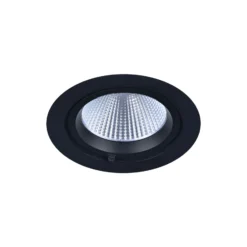 Noxion LED Spot Forza V2 Aluminium Svart 32W 3700lm 36D - 930-940-957 CCT | 160mm - Utskärning 145mm - Bästa Färgåtergivning