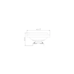 Noxion LED Spot G53 AR111 11.7W 800lm 40D - 930 Extra Varm Vit | Bästa Färgåtergivning - Dimbar - Ersättare 75W