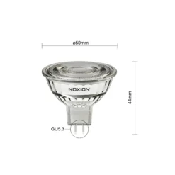 Noxion LED Spot GU5.3 MR16 6.1W 621lm 36D - 827 Extra Varm Vit | Ersättare 50W