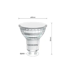 Noxion LED Spot GU10 PAR16 5.5W 620lm 120D - 830 Varm Vit | Ersättare 50W