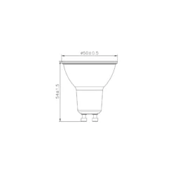 Noxion LED Spot GU10 PAR16 2.4W 230lm 36D - 830 Varm Vit| Ersättare 35W