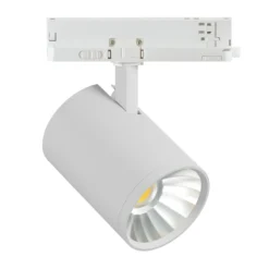 Noxion LED Spårbelysning 3-Fas Delta Pro Aluminium Vit 40W 4900lm 36D - 930-940-957 CCT | UGR <19