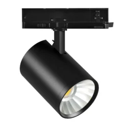 Noxion LED Spårbelysning 3-Fas Delta Pro Aluminium Svart 40W 4900lm 36D - 930-940-957 CCT | UGR <19