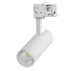 Noxion LED Spårbelysning 3-Fas Ecowhite Aluminium Vit 10W 920lm 36D - 840 Kallvit
