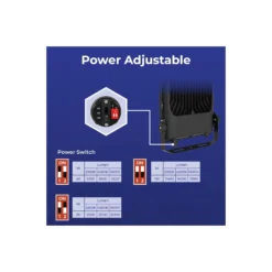 Noxion LED Strålkastare Beam V2.0 40-100W 5300-14000lm 90D - 830-840-865 CCT | IP66 - Asymmetrisk Type II