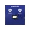Noxion LED Strålkastare Beamy G3.1 Svart 10W 1100lm 100D - 830 Varm Vit | IP65 - Symmetrisk
