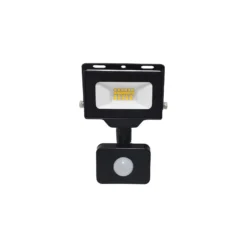 Noxion LED Strålkastare Beamy G3.1 Svart 10W 1100lm 100D - 830 Varm Vit | IP44 - Rörelse- och Ljussensor - Symmetrisk