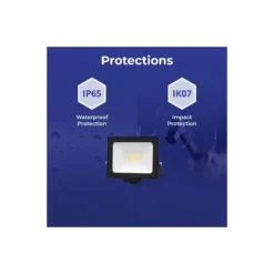 Noxion LED Strålkastare Beamy G3.1 Svart 30W 3300lm 110D - 830 Varm Vit | IP65 - Symmetrisk