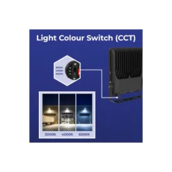 Noxion LED Strålkastare ProBeam V2.0 130W 18200lm 60D - 830-840-865 CCT | IP66 - Symmetrisk