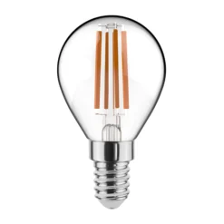 Noxion Lucent LED E14 boll Filament Klar 4.5W 470lm - 827 Extra Varm Vit | Ersättare 40W