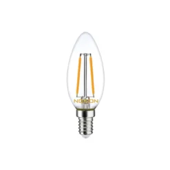 Noxion Lucent LED E14 Kronljus Filament Klar 2.5W 250lm - 827 Extra Varm Vit | Ersättare 25W