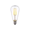 Noxion Lucent LED E27 Päron Filament Klar 4W 470lm - 827 Extra Varm Vit | Ersättare 40W