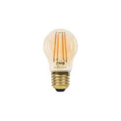 Noxion Lucent Lustre LED E27 Filament Ambar 4.5W 400lm - 822 Extra Varm Vit | Dimbar - Ersättare 35W