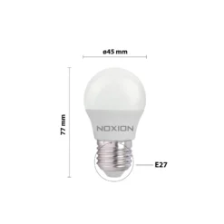 Noxion Lucent Lyster LED E27 boll Matt 2.5W 250lm - 827 Extra Varm Vit | Ersättare 25W