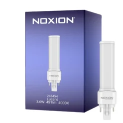 Noxion Lucent PL-C LED 3.6W - 840 Kallvit | 2-Stift - Ersättare 10W