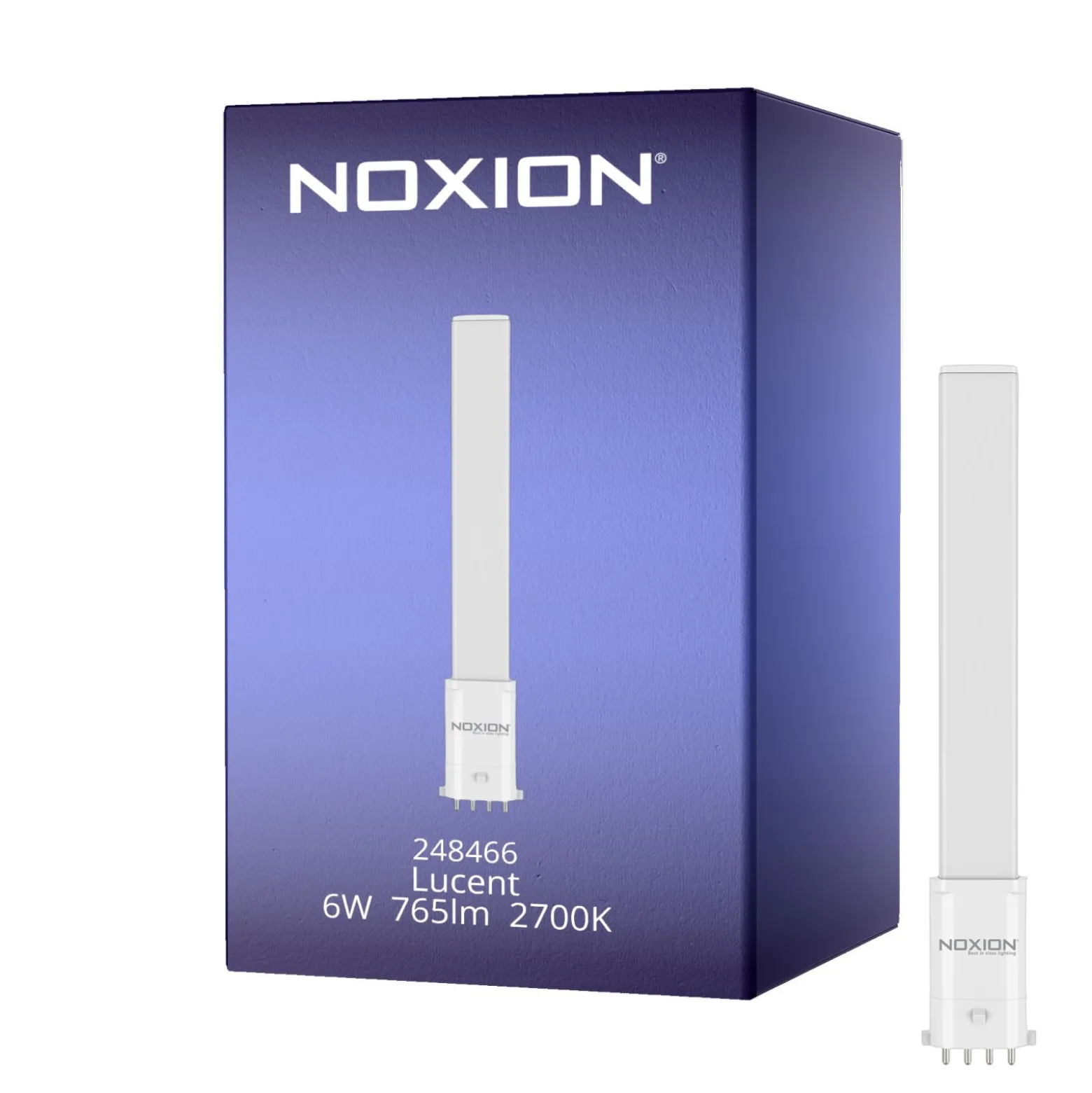 Noxion Lucent PL-S LED 6W - 827 Extra Varm Vit | 4-Stift - Ersättare 11W
