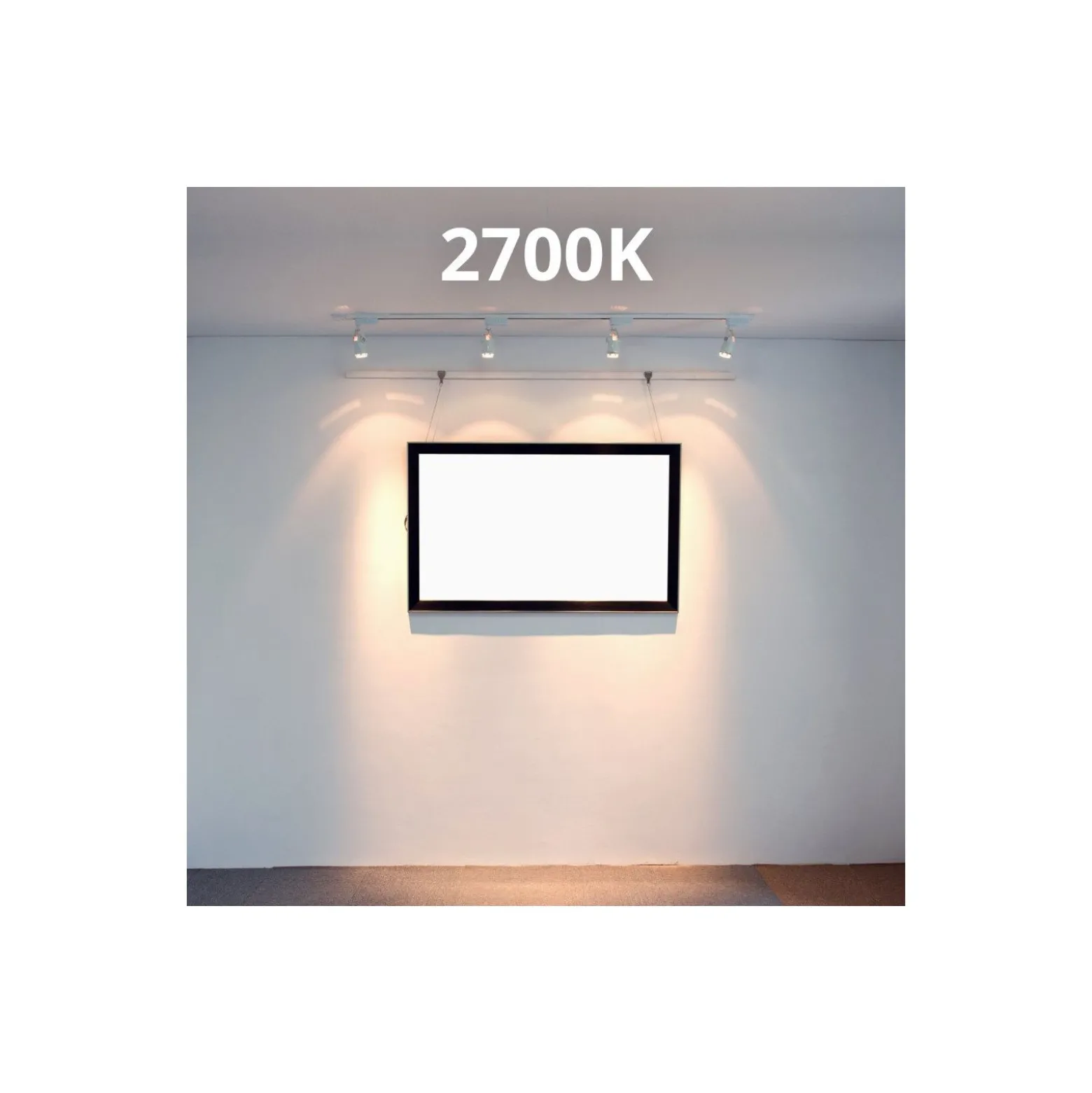 Noxion PerfectColor LED Spot GU10 PAR16 3W 230lm 36D - 927 Extra Varm Vit | Bästa färgåtergivning - Dimbar - Ersättare 35W