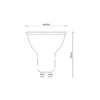 Noxion PerfectColor LED Spot GU10 PAR16 6.7W 575lm 36D - 927 Extra Varm Vit | Bästa Färgåtergivning - Dimbar - Ersättare 80W