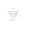 Noxion PerfectColor LED Spot GU5.3 MR16 4.5W 345lm 36D - 940 Kallvit | Bästa Färgåtergivning - Dimbar - Ersättare 35W