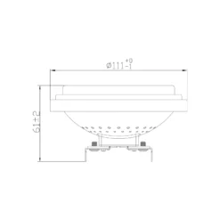 Noxion Spot LED Spot G53 AR111 7.2W 450lm 40D - 918-927 Dim To Warm | Bästa Färgåtergivning - Dimbar - Ersättare 50W