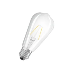 Osram Classic LED E27 Edison Filament Klar 2.5W 250lm - 827 Extra Varm Vit | Ersättare 25W