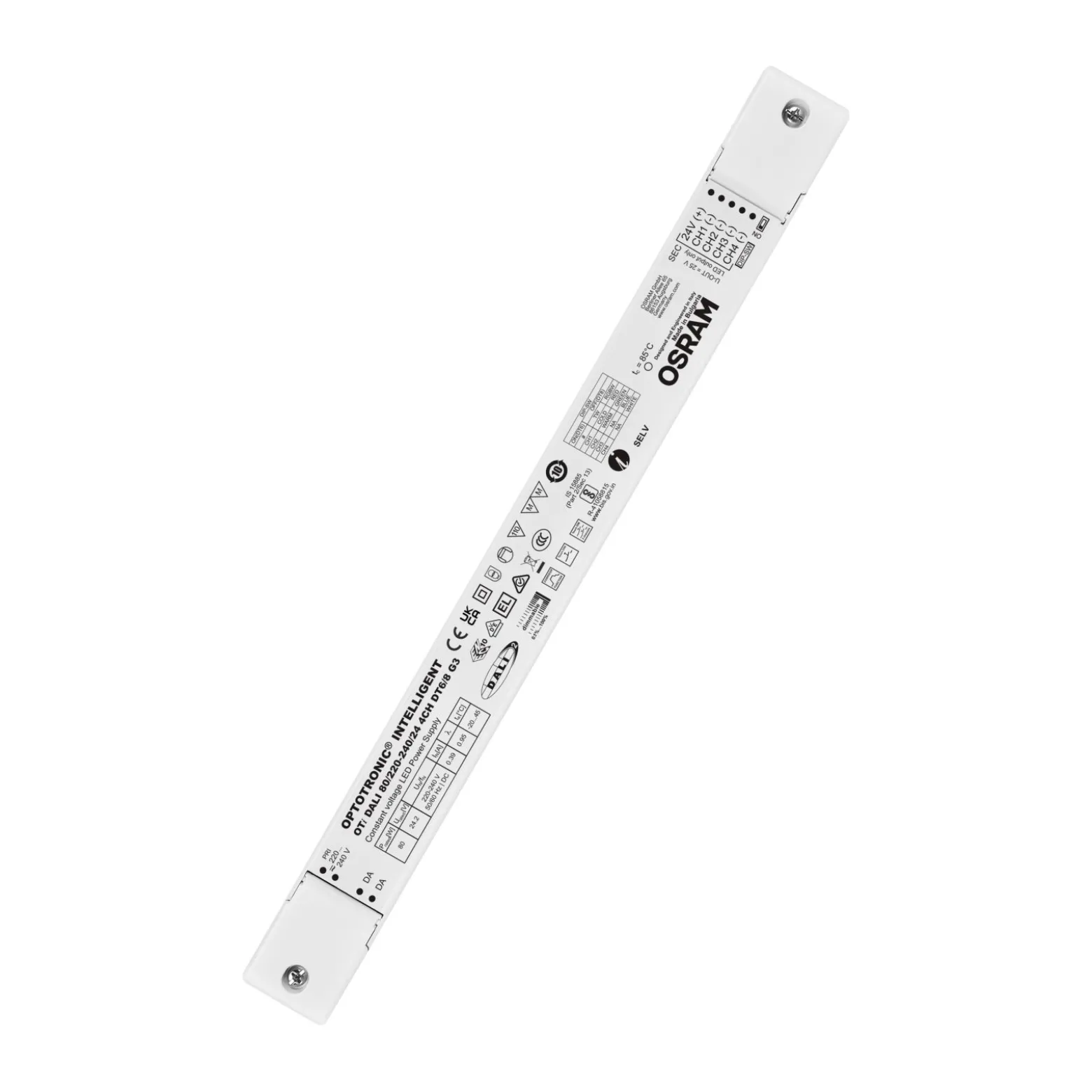 Osram CV LED Drivdon med DALI 80/220-240/ 24 4CH DT6/8 G3