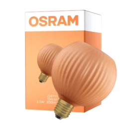 Osram Decor LED Lamp Apelsin Glas 3.5W 300lm - 827 Extra Varm Vit | Ersättare 25W