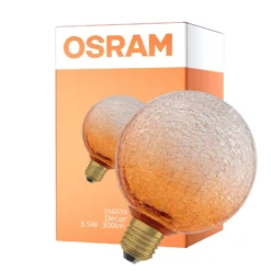 Osram Decor LED Lamp Apelsin Glas E27 3.5W 300lm - 827 Extra Varm Vit | Ersättare 25W