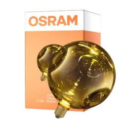 Osram Decor LED Lamp Guld Glas E27 3.5W 300lm - 827 Extra Varm Vit | Ersättare 25W