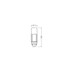 Osram Dulux-D LED 5.5W 700lm - 840 Kallvit | 2-Stift - Ersättare 13W