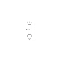 Osram Dulux-D LED 5W 600lm - 840 Kallvit | 2-Stift - Ersättare 10W