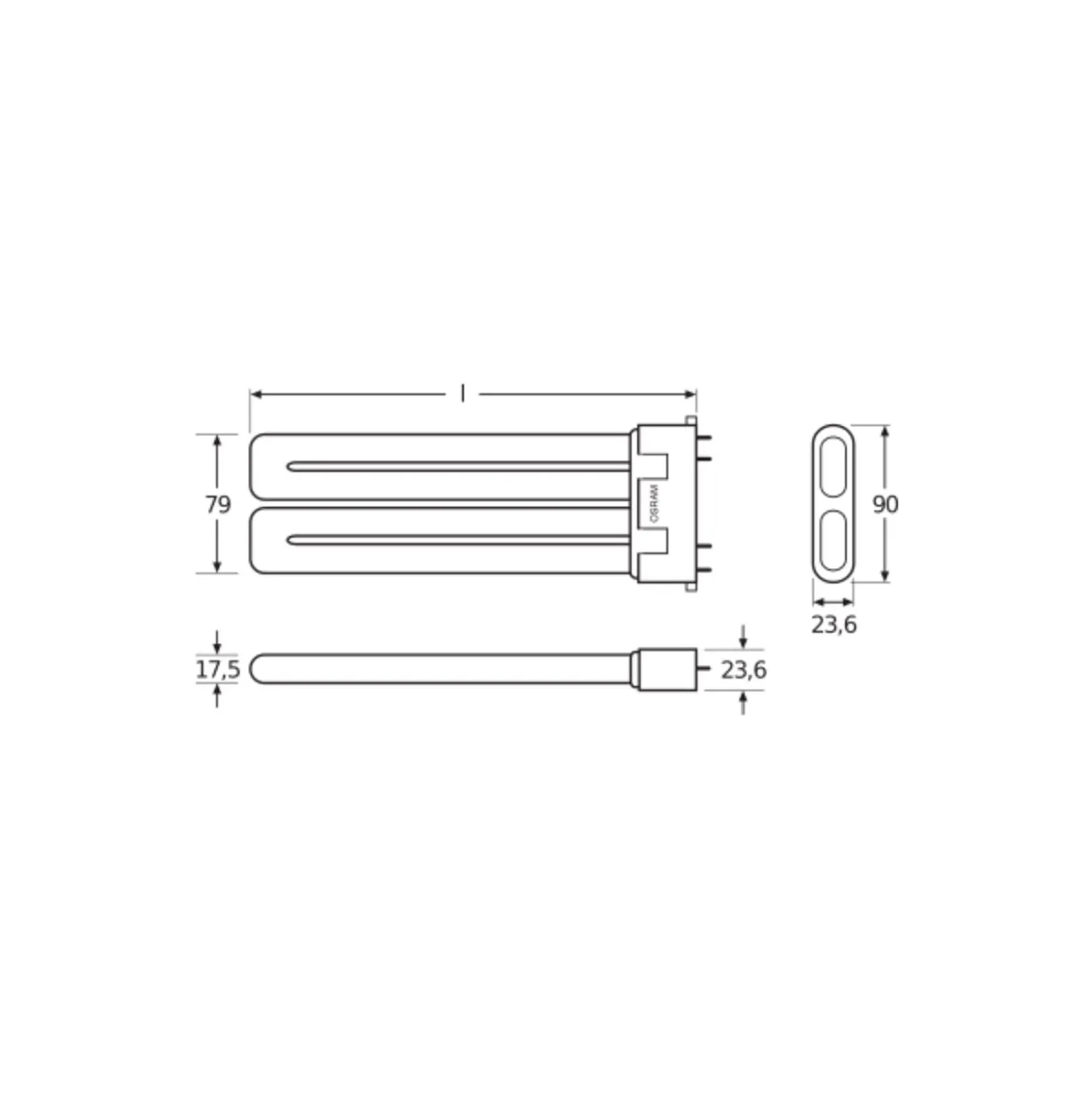 Osram Dulux F 36W 840 | Kallvit - 4-Stift