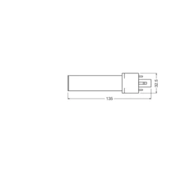 Osram Dulux-S LED 3.5W 360lm - 830 Varm Vit | 2-Stift - Ersättare 7W