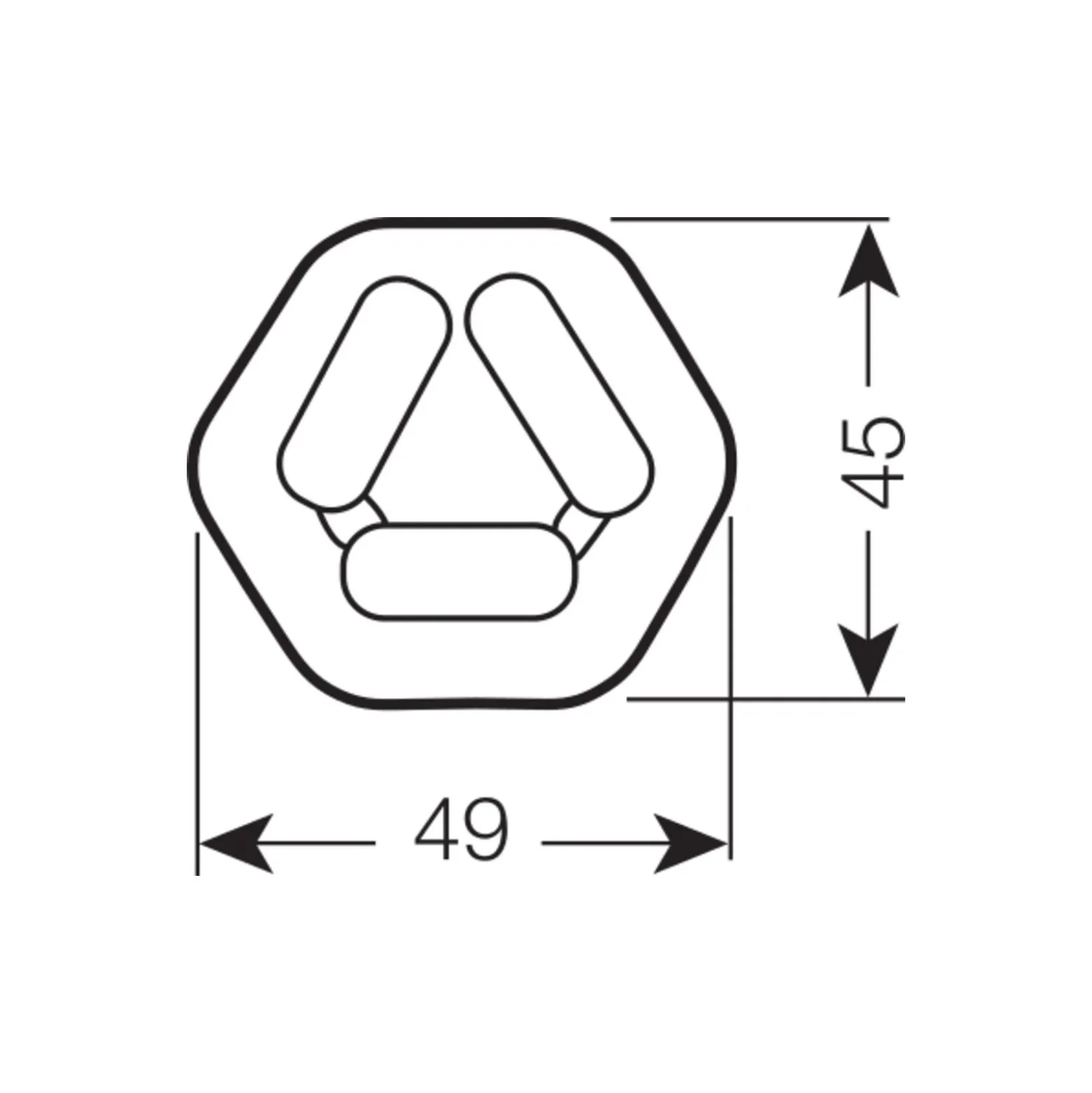 Osram Dulux T/E Plus 42W 840 | Kallvit - 4-Stift
