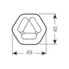 Osram Dulux T/E Plus 26W 830 | Varm Vit - 4-Stift
