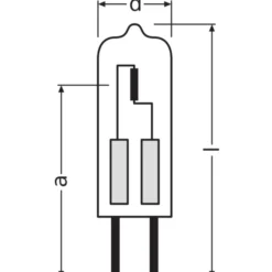 Osram Halogen G4 Capsule Halostar Starlite 10 W