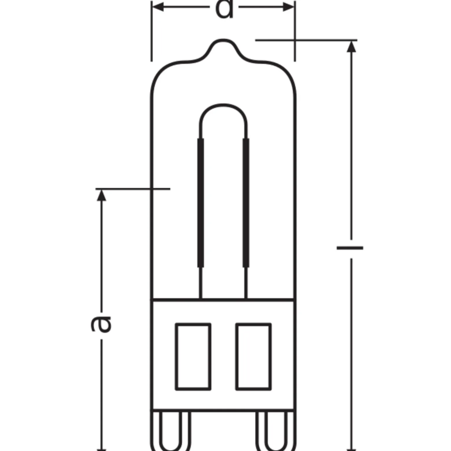 Osram Halogen G9 HaloPin Eco 60W