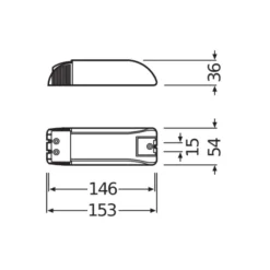Osram Halotronic transformator HTI 20-315W 220-240V | DALI