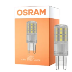 Osram LED Capsule G9 Klar 4.8W 600lm - 840 Kallvit | Ersättare 48W