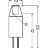 Osram LED Pin Micro Capsule G4 1W 100lm - 827 Extra Varm Vit | Ersättare 10W