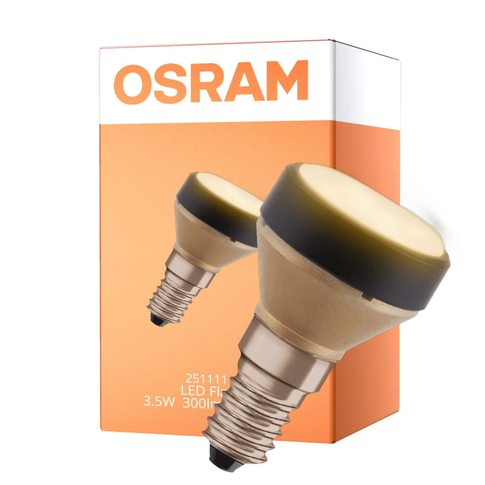 Osram LED Platt Lamp E14 Special Matt 3.5W 300lm - 827 Extra Varm Vit | Ersättare 25W