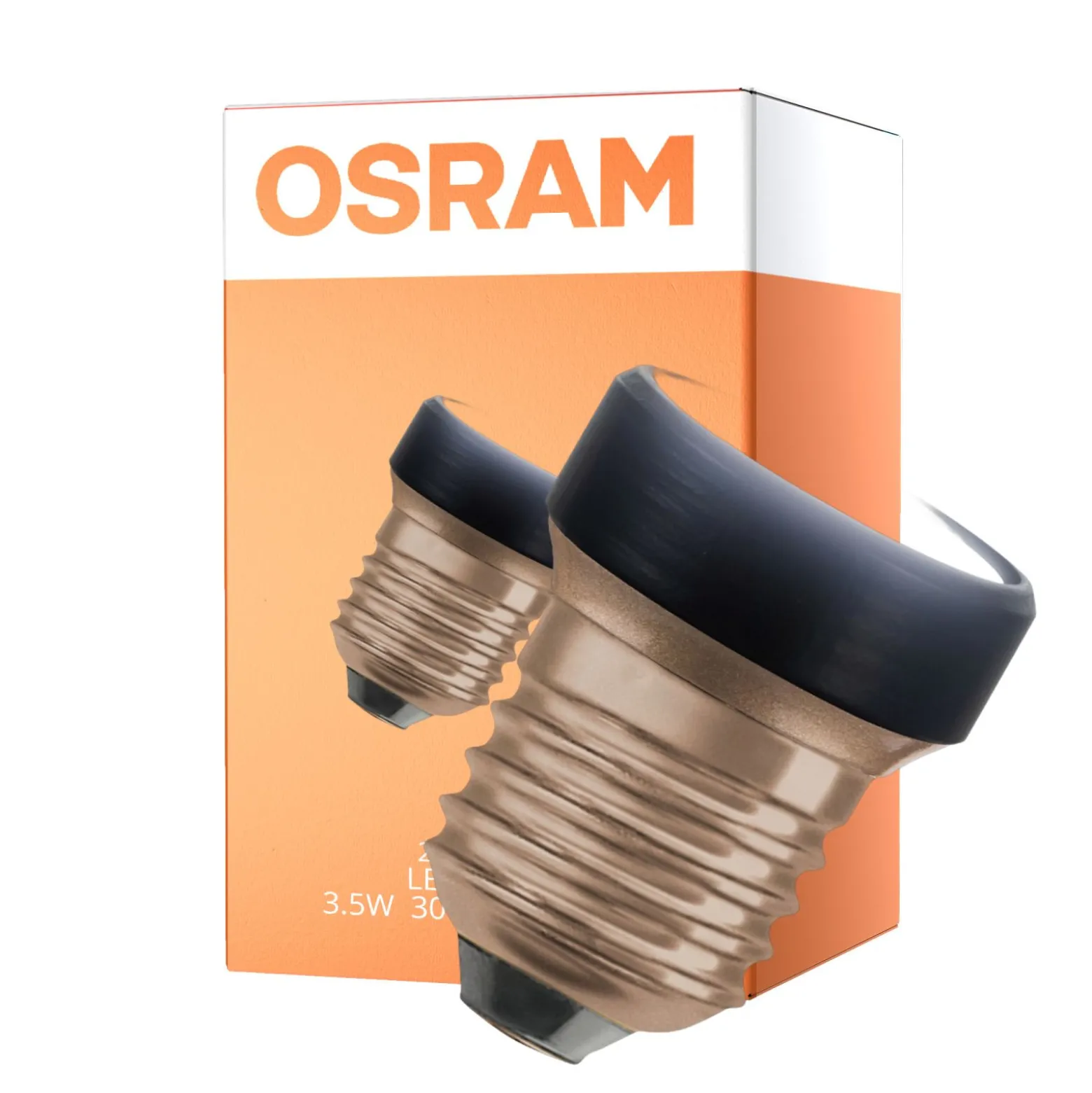 Osram LED Platt Lamp LED E27 Special Matt 3.5W 300lm - 840 Kallvit | Ersättare 25W